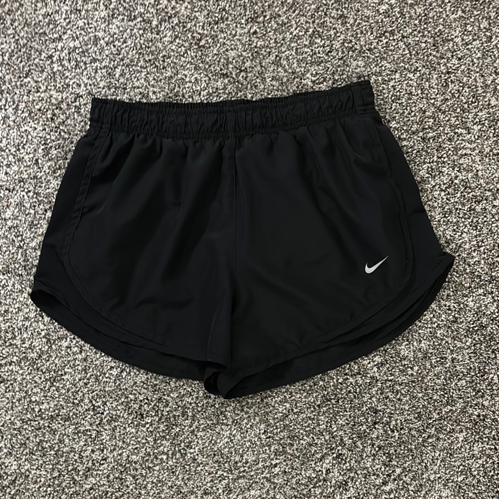 Nike Black Athletic Shorts with Elastic Waistband